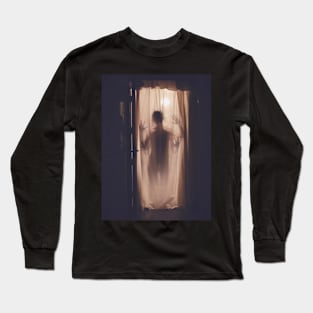 Apparition Ghost Zombie Halloween Design Long Sleeve T-Shirt